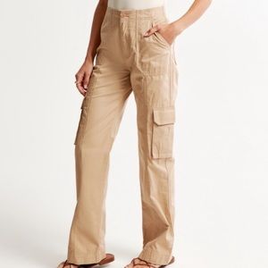 Abercrombie Tan Cargo Pants